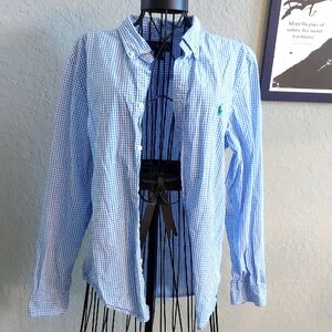 Blue Checkered Youth's Shirt